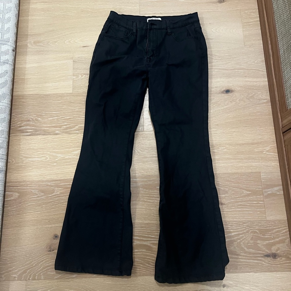 Black Going Out Pants Grey Bandit